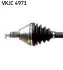 Приводний вал передн Лів 499мм AUDI A1 SEAT IBIZA IV, IBIZA IV SC, IBIZA IV ST SKODA FABIA III, RAPID VW POLO V 1.2/1.4/1.6 03.08-12.22 SKF (VKJC4971) зображення 2