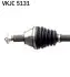 Привідний вал передн Прав 775мм VW FOX 1.2/1.4 04.05-12.11 SKF (VKJC5131) зображення 2