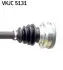 Привідний вал передн Прав 775мм VW FOX 1.2/1.4 04.05-12.11 SKF (VKJC5131) зображення 3