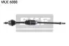 Приводной вал передн Прав 507,6/997мм VOLVO S60 I, V70 II, XC60 I 2.0-3.2 11.99-12.14 SKF (VKJC 6000) изображение 1