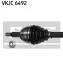 Фото Приводний вал передн Лів 54/632мм RENAULT FLUENCE, GRAND SCENIC III, MEGANE, MEGANE III, MEGANE IV, SCENIC III 1.5D 11.08 SKF (VKJC 6492) зображення 2