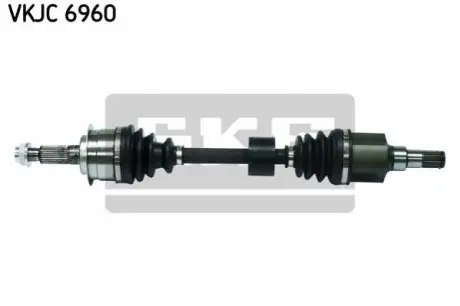 Привідний вал передн Лів 58,5/614мм FIAT SEDICI SUZUKI SX4 1.5/1.6 06.06 SKF VKJC6960 Купити в Україні