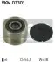 Фото Шків генератора CITROEN BERLINGO, C5 I, C5 II, C8, EVASION, JUMPER I, JUMPER II, JUMPY I, XSARA, XSARA PICASSO FIAT DUCATO, SCUDO, ULYSSE FORD FIESTA V, FIESTA VI, FUSION 1.4-2.8D 09.96 SKF (VKM03301) зображення 1