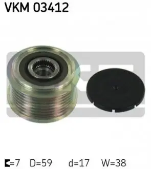 Механізм вільного ходу генератора SKF VKM 03412 Купити в Україні