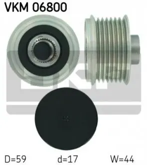 Шків генератора SUBARU FORESTER, IMPREZA, LEGACY IV, LEGACY V, OUTBACK, XV 2.0D 02.08 SKF VKM 06800 Купити в Україні