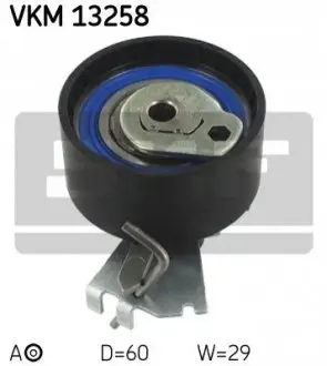Натягуючий ролик ременя ГРМ CITROEN C2, C3 I, C4, C4 I PEUGEOT 1007, 206, 207, 307 1.4 10.03 SKF VKM13258 Купити в Україні