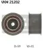 Фото Паразитний ролик ременя ГРМ AUDI A4 B5, A4 B6, A6 C4, A6 C5, A8 D2, ALLROAD C5 SKODA SUPERB I VW PASSAT B5, PASSAT B5.5 2.4/2.7/2.8 06.94-03.08 SKF (VKM21202) зображення 1