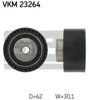 Паразитний ролик ременя ГРМ CITROEN C5 I, C5 II, C8, JUMPER II, JUMPY I FIAT SCUDO, ULYSSE LANCIA PHEDRA PEUGEOT 406, 607, 807, BOXER, EXPERT SUZUKI GRAND VITARA I 2.0D/2.2D 05.99 SKF VKM23264 Купити в Україні