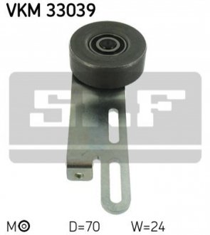 Натяжной ролик, поликлиновой ремень SKF VKM33039 (фото 1)