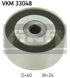 Ролик поліклинового ременя CITROEN BERLINGO, XSARA PICASSO PEUGEOT 206, PARTNER, PARTNER ORIGIN 1.1-1.6ALK 08.98 SKF VKM 33048