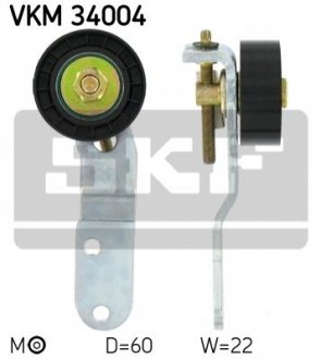 Натяжний ролик Ford 1.8D/TD Servo+Klima - VKM 34004 (1088100, 7044044, 94FF19A216AB) SKF VKM34004