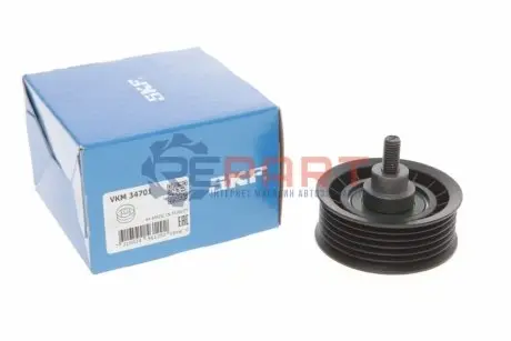 Фото Ролик генератора Citroen Jumper (+AC) (паразитний) (65x22.5) SKF (VKM34701) зображення 1