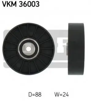 Паразитный/ведущий ролик, поликлиновый ремень SKF VKM36003