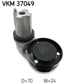 Фото Відвідний/напрямний ролик, поліклиновий ремінь SKF (VKM 37049) зображення 1
