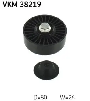 Фото Ролик генератора BMW 5 (E60/F10) 2.0i/3.0D 07-11 (паразитний) (80х28) SKF (VKM38219) зображення 1