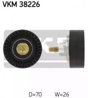 Ролик поліклинового ременя BMW 3 (E46), Z3 (E36) 1.6/1.9 12.97-07.06 SKF VKM38226