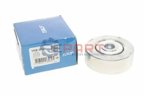 Фото 1 — Ролик генератора BMW 3 (E46)/5 (E39)/X5 3.0D (паразитний) (70х23.3) SKF (VKM38240) Фото Ролик генератора BMW 3 (E46)/5 (E39)/X5 3.0D (паразитний) (70х23.3) SKF (VKM38240) зображення 1