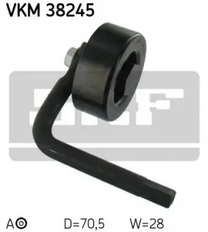 Натягуючий ролик поліклинового ременя BMW 3 (E46), 5 (E39) 2.5D/3.0D 08.98-02.05 SKF VKM38245 Купити в Україні