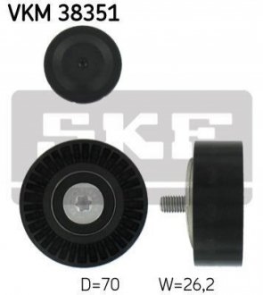Паразитный/ведущий ролик, поликлиновый ремень SKF VKM38351