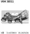 Натяжник ремня WIELOROWK. DB W169 SKF (VKM38511) изображение 1