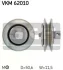 Паразитний ролик клинового ременя NISSAN ALMERA II, ALMERA TINO, NAVARA, NP300, PICK UP, PRIMERA, X-TRAIL I 2.2D/2.4/2.5D 03.00 SKF (VKM62010) зображення 2