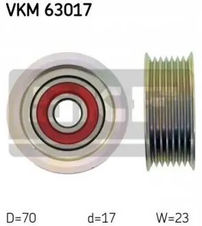 Ролик поліклинового ременя HONDA CIVIC VIII 2.2D 09.05-12.11 SKF VKM 63017 Купити в Україні