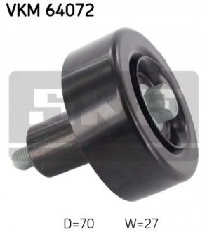 Натяжний ролик, поліклінового ременя (Вир-во) - VKM 64072 (252882F000) SKF VKM64072