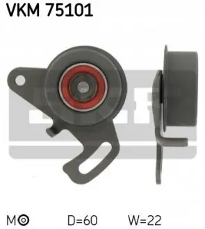Натягуючий ролик ременя ГРМ MITSUBISHI COLT II, CORDIA, GALANT IV, L 300 / DELICA II, SAPPORO II, SPACE, TREDIA 1.6/1.8 05.80-04.94 SKF VKM75101 Купити в Україні