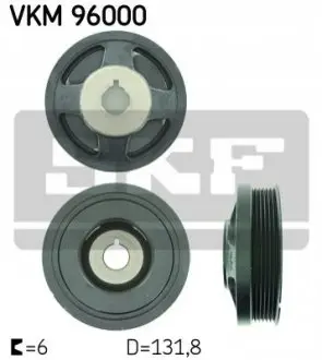 CHEVROLET демпфер крутильних коливань Aveo 1,4 06 SKF VKM96000 Купити в Україні