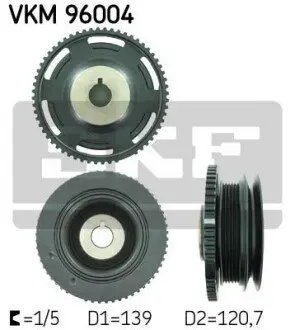 Шкив ремня генератора SKF VKM 96004 Купить в Украине