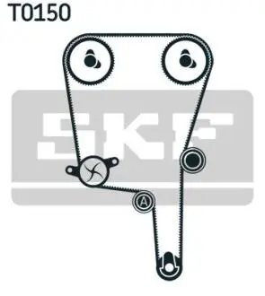 Комплект ГРМ (ремінь + ролик) SEAT CORDOBA, IBIZA II 1.0/1.4 09.96-10.02 SKF VKMA01114