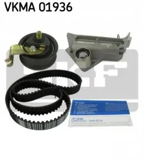 Комплект ГРМ (ремінь + ролик) AUDI A3, A4 B5, A4 B6, A6 C5, TT SEAT ALHAMBRA, CORDOBA, IBIZA II, LEON, TOLEDO II SKODA OCTAVIA I VW BORA, BORA I, GOLF IV, NEW BEETLE, PASSAT B5.5 1.8 01.95-12.10 SKF VKMA01936 Купити в Україні