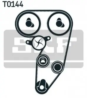 Комплект ГРМ (ремінь + ролик) ALFA ROMEO 145, 146, 147, 156 1.4-1.8 11.96-03.10 SKF VKMA02181
