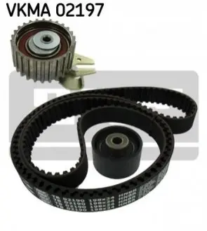 Комплект ГРМ (ремінь + ролик) ALFA ROMEO 147, 156, 159, GT FIAT CROMA, PUNTO, STILO LANCIA KAPPA OPEL ZAFIRA B SAAB 9-3 1.9D/2.0/2.4D 06.98-04.15 SKF VKMA02197