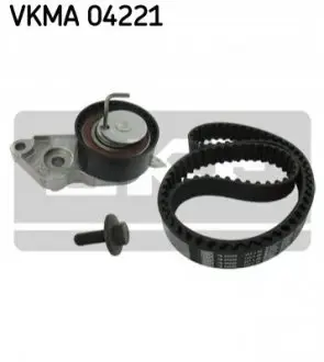 Фото 1 — Комплект ГРМ Mazda 2/Ford Fiesta/Focus/Volvo S40/V50 1.25i-1.6 16V 95- (22x117z) SKF (VKMA04221) Фото Комплект ГРМ Mazda 2/Ford Fiesta/Focus/Volvo S40/V50 1.25i-1.6 16V 95- (22x117z) SKF (VKMA04221) зображення 1