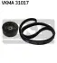 Поликлиновой ременный комплект SKF (VKMA31017) изображение 1
