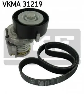 Комплект поликлинових ременів (з роликами) SEAT AROSA SKODA FELICIA I, FELICIA II VW LUPO I, POLO, POLO III, POLO III CLASSIC 1.0/1.4/1.6 10.94-07.05 SKF VKMA31219
