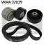Поликлиновой ременный комплект SKF (VKMA 32039) изображение 1