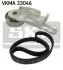 Поликлиновой ременный комплект SKF (VKMA33046) изображение 1