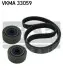 Поликлиновой ременный комплект SKF VKMA33059