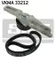Комплект поликлинових ременів (з роликами) CITROEN BERLINGO, XSARA, ZX PEUGEOT 306, PARTNER 1.1-1.6 03.91-12.15 SKF (VKMA33212) зображення 1