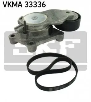 Комплект поликлинових ременів (з роликами) CITROEN C4 AIRCROSS PEUGEOT 208 II, 4008 1.6D 04.12 SKF VKMA33336