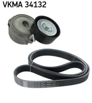 Комплект поликлинових ременів (з роликами) FORD C-MAX II, FOCUS III, GALAXY III, GRAND C-MAX, KUGA II, MONDEO V, S-MAX FORD USA EDGE 2.0D 09.14 SKF VKMA34132 Купити в Україні