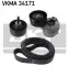 Комплект поликлинових ременів (з роликами) FORD TRANSIT 2.4D 01.00-05.06 SKF VKMA 34171 Купити в Україні