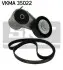 Комплект дорожного ремня SKF VKMA35022
