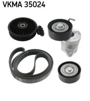 Комплект поликлинових ременів (з роликами) OPEL ASTRA J, ASTRA J GTC, INSIGNIA A, INSIGNIA A COUNTRY, ZAFIRA C 2.0D 07.08-03.17 SKF VKMA35024