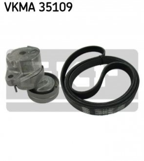 Поликлиновой ременный комплект SKF VKMA 35109