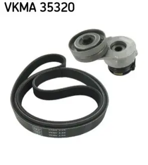 Комплект поликлинових ременів (з роликами) OPEL ASTRA H, ASTRA H CLASSIC, ASTRA H GTC, CORSA D, MERIVA A, ZAFIRA B 1.7D 09.03 SKF VKMA35320
