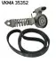 Комплект поликлинових ременів (з роликами) OPEL ASTRA J, ASTRA J GTC, MERIVA B 1.4/1.4LPG 12.09 SKF VKMA35352 Купити в Україні
