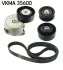 Комплект поликлинових ременів (з роликами) OPEL ASTRA H, ASTRA H GTC, ZAFIRA B 1.9D 04.04-04.15 SKF VKMA 35600 Купити в Україні